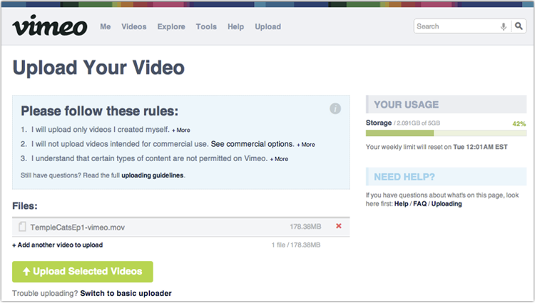 Upload-selected-videos1