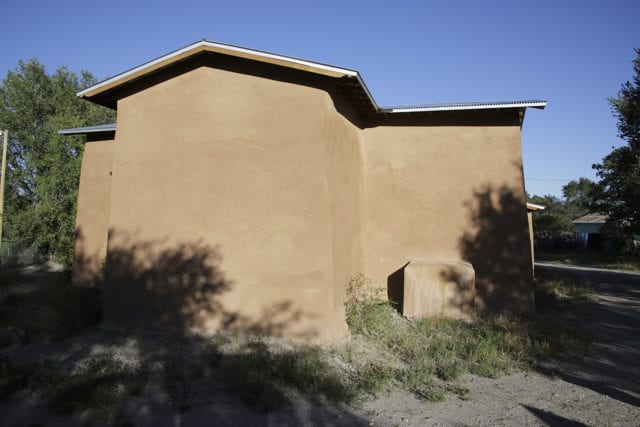 The back of the San Jose de Chama Church!
