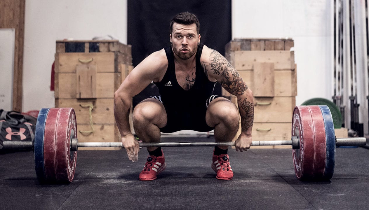 Olympic weightlifter getting ready for a new PR