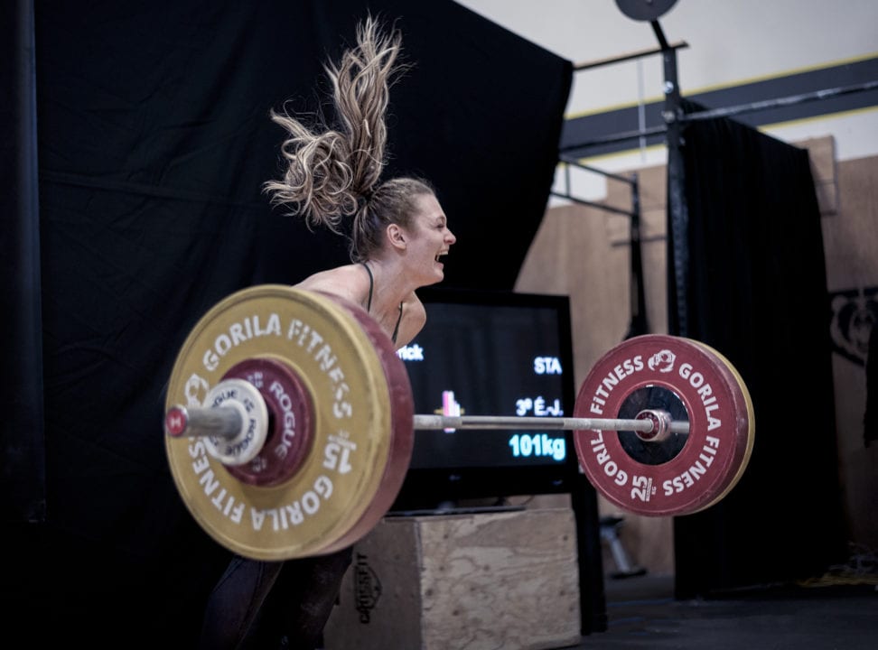 Olympic weightlifter gets a new pr