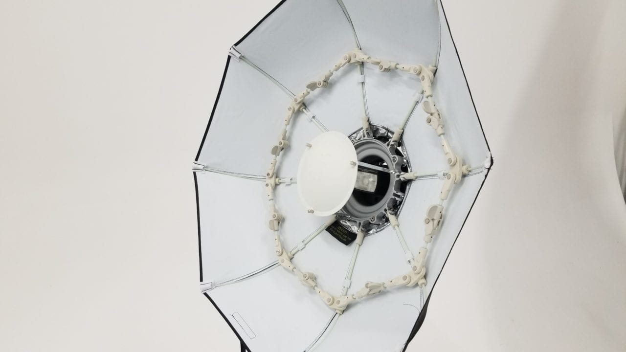 Using a beauty dish