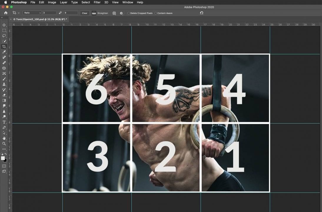 Instagram grid layout