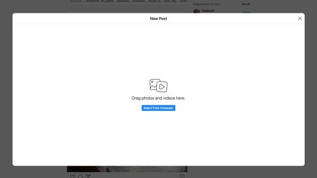 Post images to Instagram from your computer