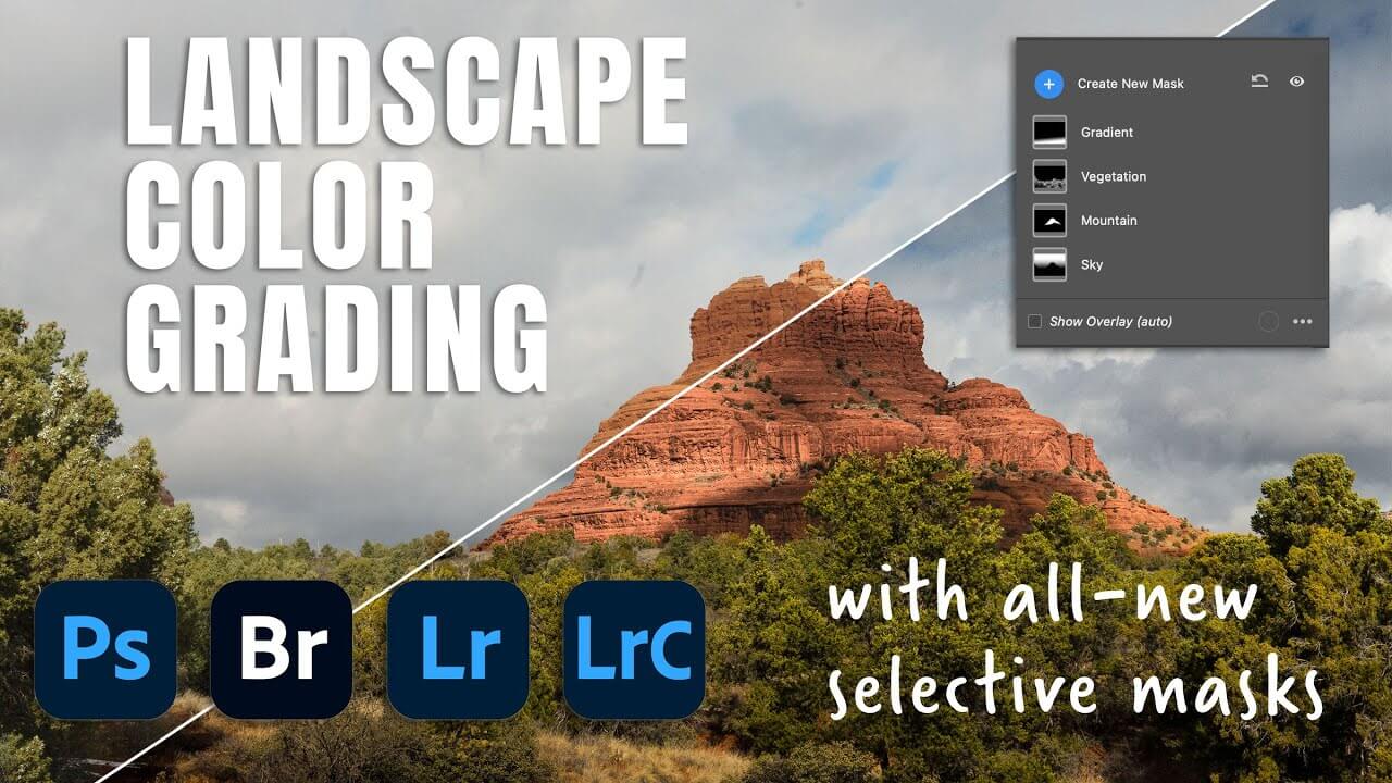 Landscape Color Grade with All-New Selective Masks - youtube