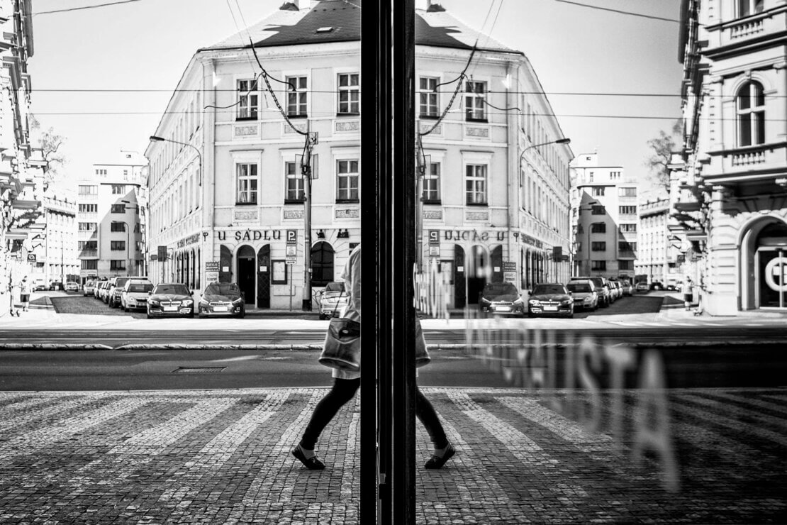 week street photography reflection