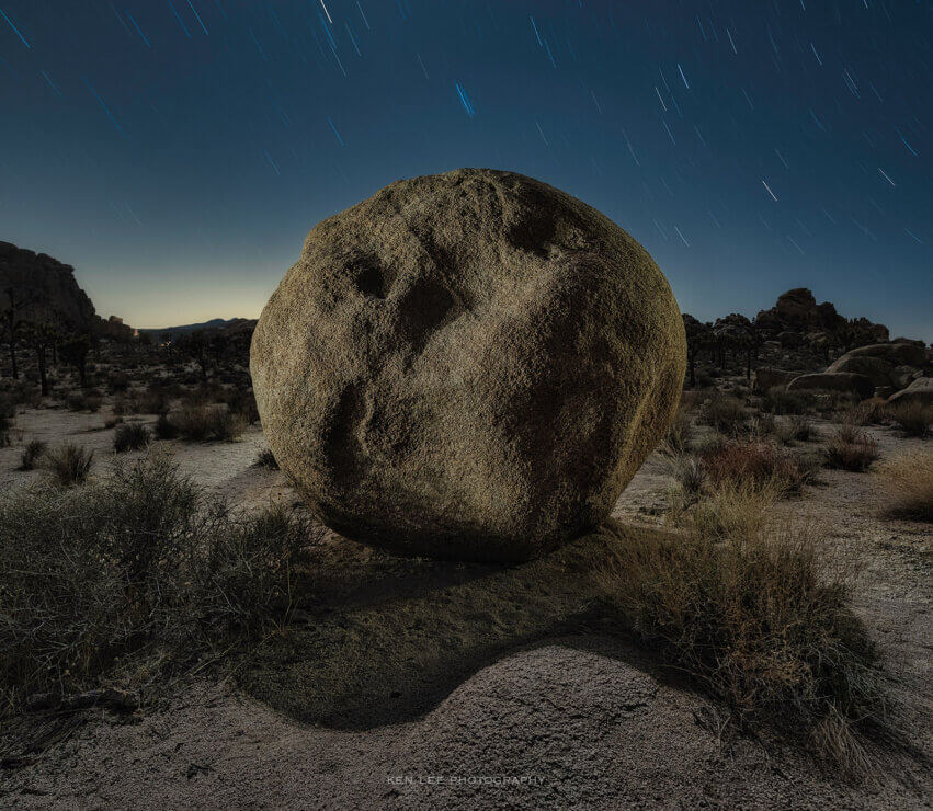 Night photo with light painting, Joshua Tree National Park. Pentax K-1 since I don't have a Z9.