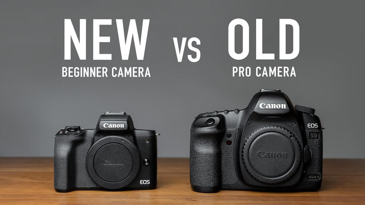New Beginner Camera vs Old Pro Camera (M50 Mark ii vs 5D Mark ii) - youtube