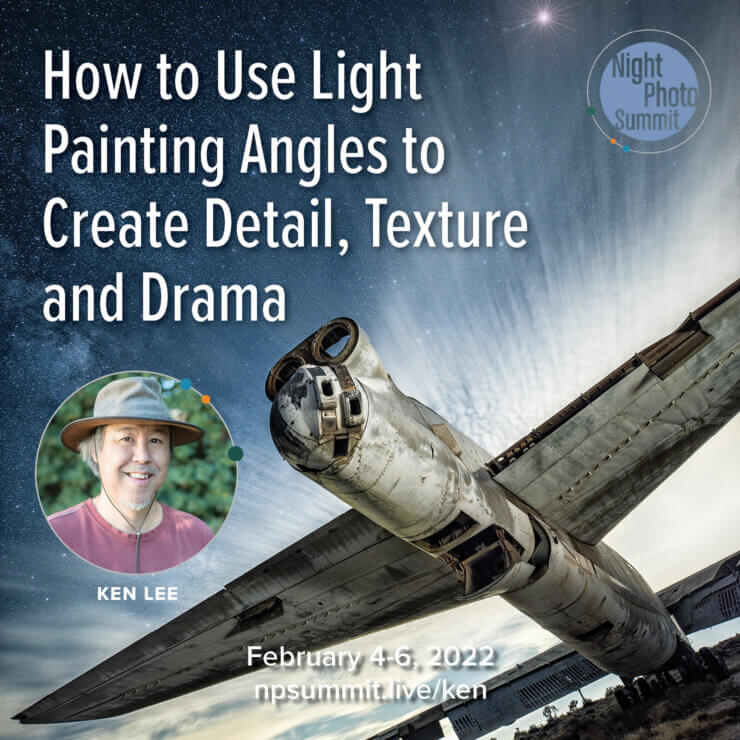"How to Use Light Painting Angles to Create Detail, Texture, and Drama" presented by Ken Lee